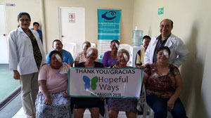 Hopeful Ways partners with the non-profit eye surgery clinic FONIPRECE to provide eye surgeries to the poor.